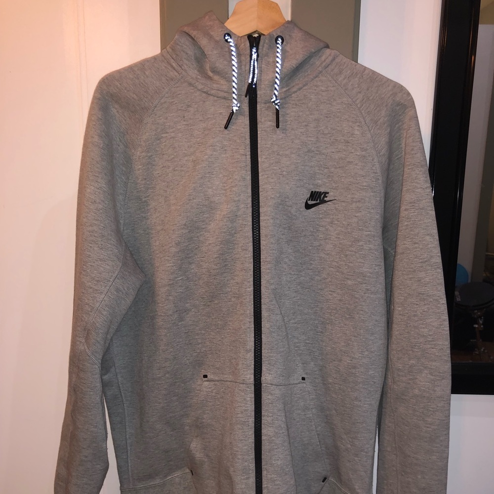 Nike Grey Tech Fleece AW77 Hoodie - Men's L